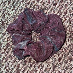 Oversized Purple Scrunchie